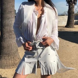 Understated Leather Howdy Skirt